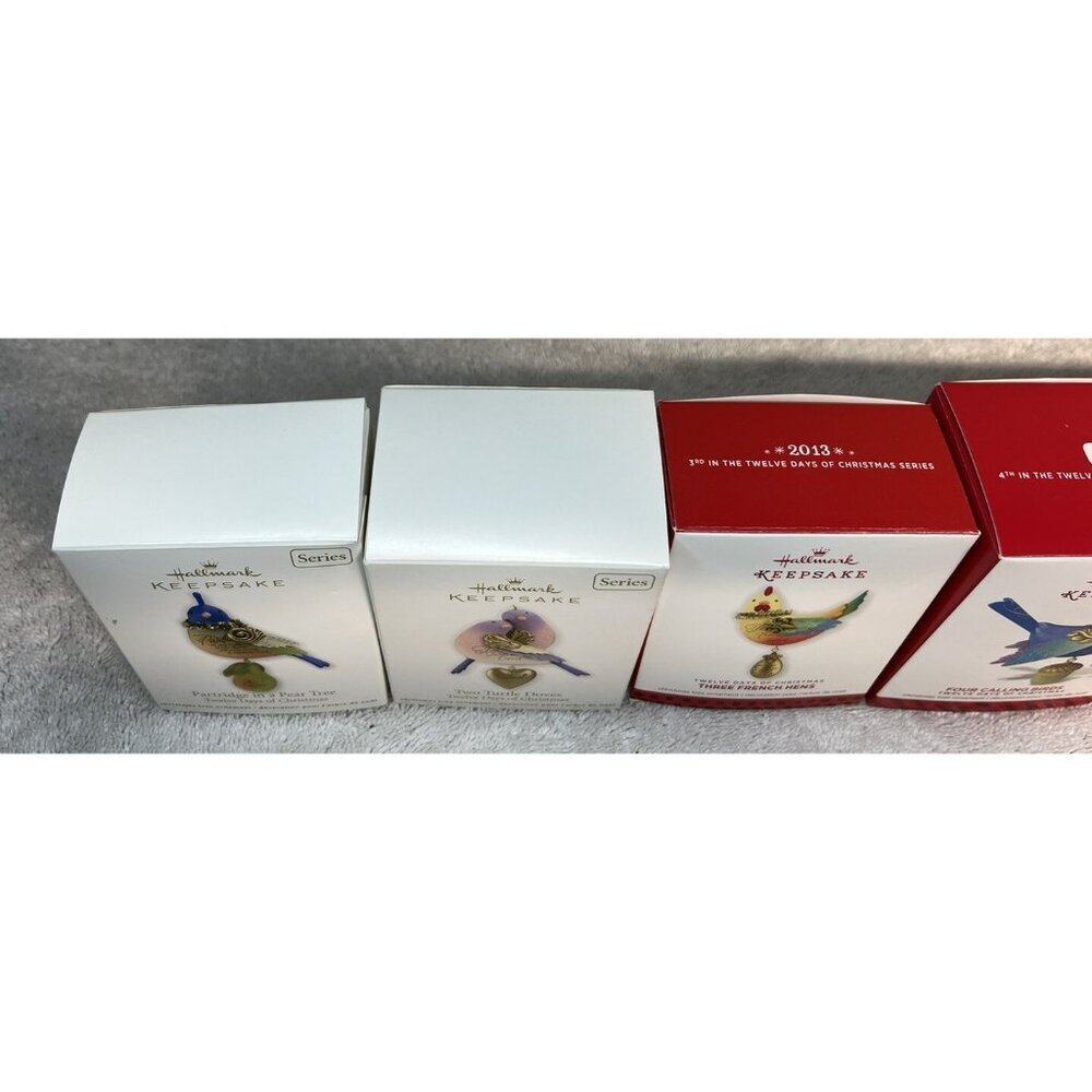 Hallmark Twelve Days Of Christmas Bird Ornaments ~ 2011 - 2016 (1-6) - Picture 5 of 11
